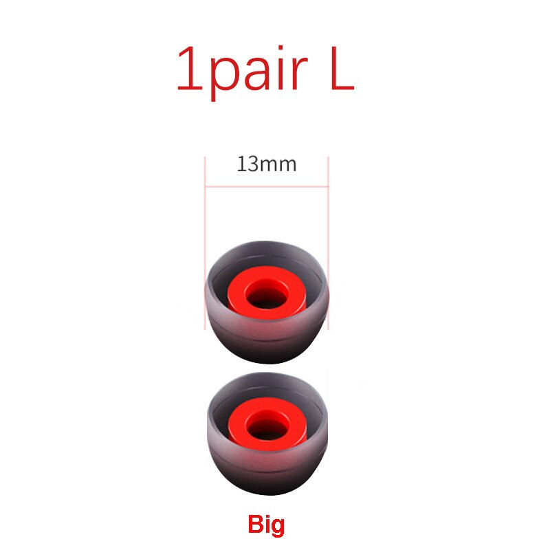 3 Pairs(6pcs) 1 pair L M S In Ear Tips Earbuds Earphone Silicone Eartips/Ear Sleeve/Ear Tip/Earbuds For KZ Earphone LZ A4 DZ9: 1pair L