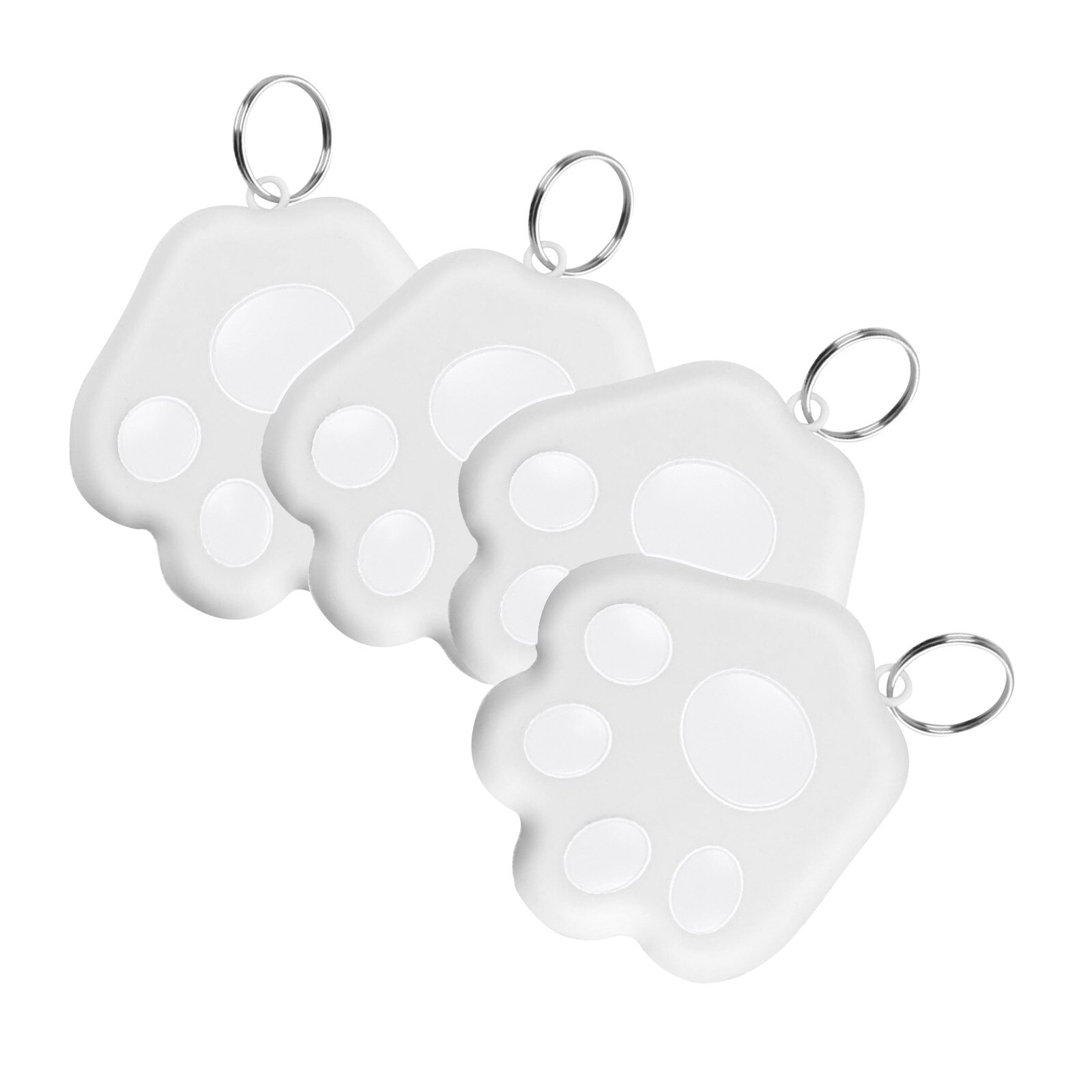 4PCS Smart Tracker Mini Anti-loss Wireless Track Device Cat Dog Mini Tracking Loss Prevention Waterproof Device Tool GPS Locator: H