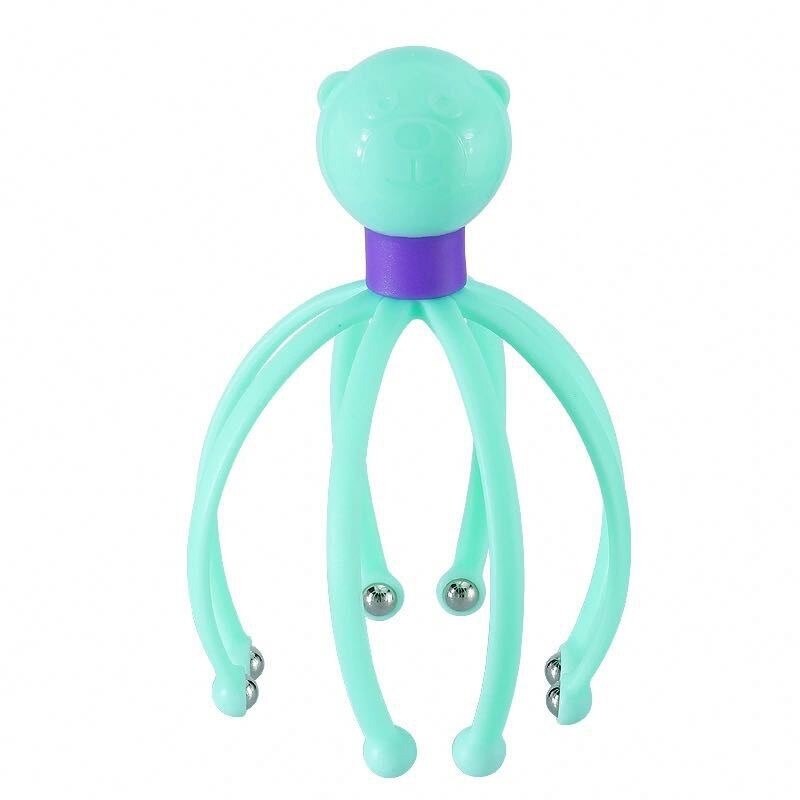 głowa oskalpować masażysta grzebień szyja masaż wałek ośmiornica pazury magnetyczny piłka zrelaksować się spa włosy opieka dla włosy wzrost naprężenie ulga odpoczynek