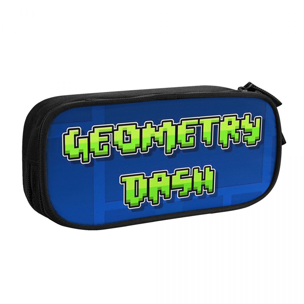 Videogame Geometry Dash Etuis voor studenten Penbox Potloodtas Grote capaciteit potloodzakje Opslag Briefpapier Leveranties: Rood
