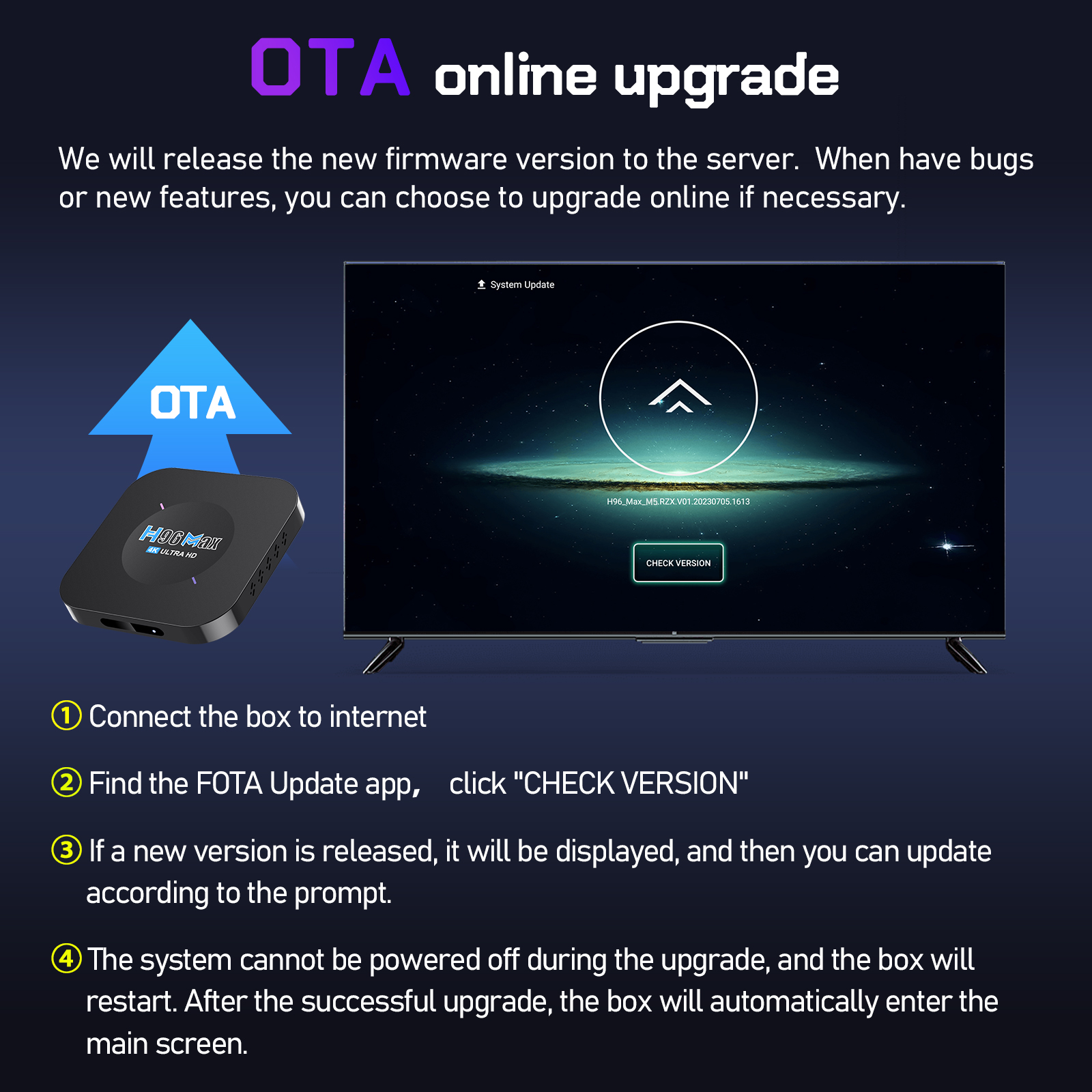 H96Max M5 Android Smart TV Box Rockchip RK3318 4K HD Set Top Box 3D Streaming Media Player 1G 8G 2G 16G USB2.0 OTA