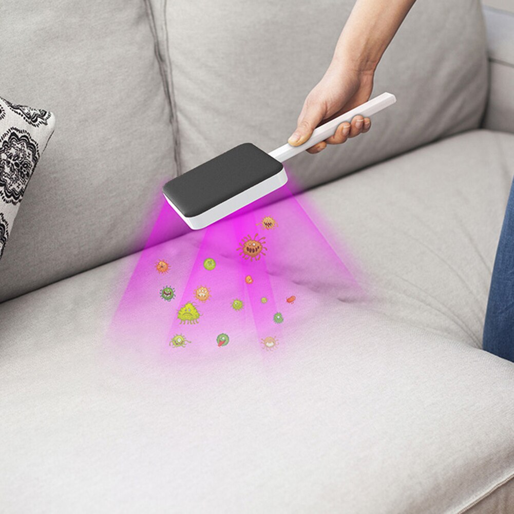 Rechargeable Sterilize UV-C Light 9 LED Germicidal UV Lamp Home Handheld Kill Mites Disinfection UVC Sterilizer USB Charging