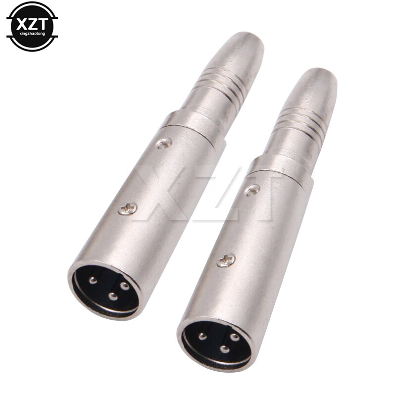 Novel MIC 3 Pin XLR Male Plug to 1/4 Inch 6.35mm Mono Female Jack Socket Audio Cable microphone Mic Adapter Connector