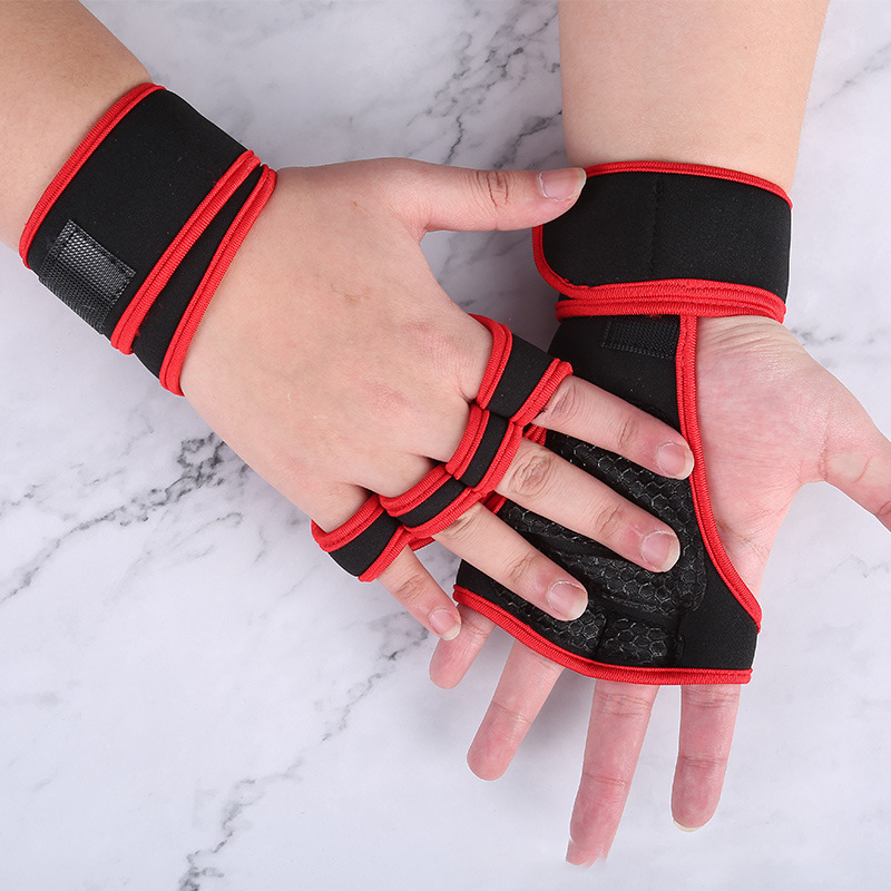Ausbildung Sport handschuhe für Männer Frauen Schulungen handschuhe Fitness Bodybuilding Gewichtheben Fitness Studio Hand Handgelenk Handfläche Schutz handschuhe: Licht Grün / L