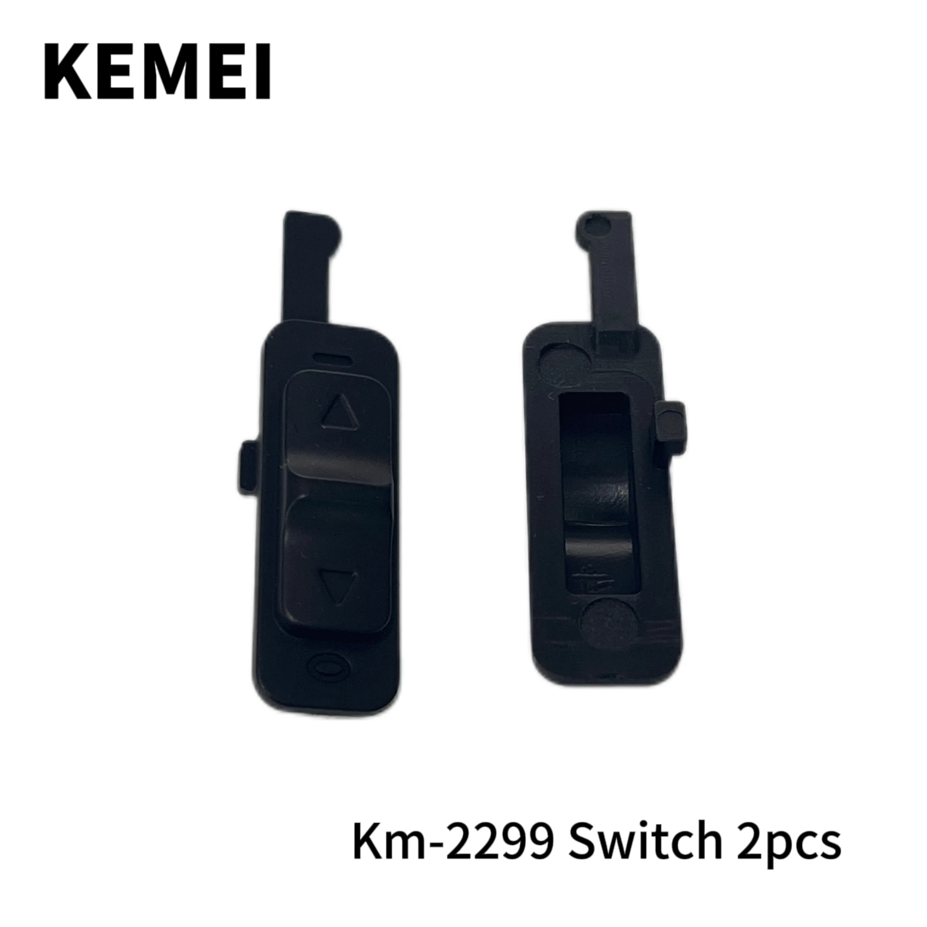 Kemei 2299 Barber Cordless Hair Trimmer original accessory KM-2299 spring plastic switch blade circuit board: green