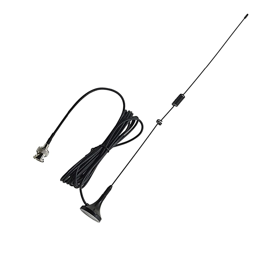 144 mhz /430 mhz dual-band bnc han vhf/uhf magnetantenne til yaesu kenwood