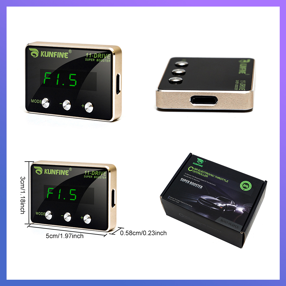 Car Electronic Throttle Controller Racing Accelerator Potent Booster For Nissan Renault Tuning Parts Accessory