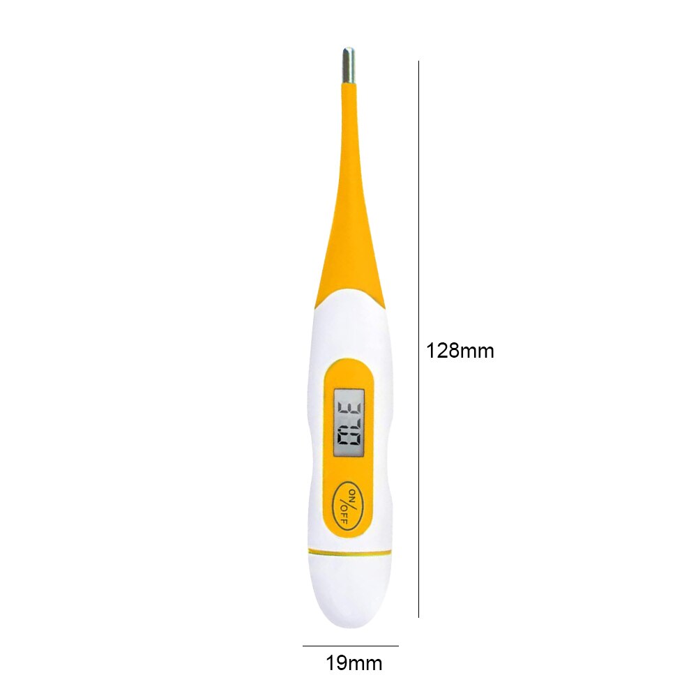 Electronic Thermometer Outdoor Baby Kid Temperature Measurement Tool Yellow