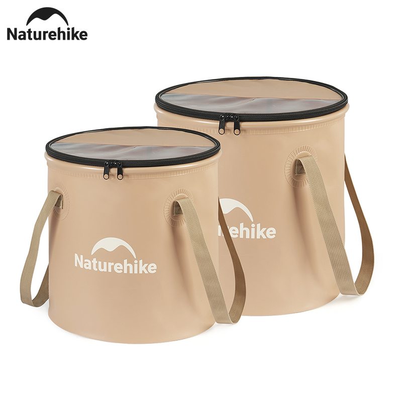 Naturehike hopfällbar hink 10l 20l utomhus bärbar hopfällbar hink eva livsmedelsklassad hink picknick grill camping vattenhink