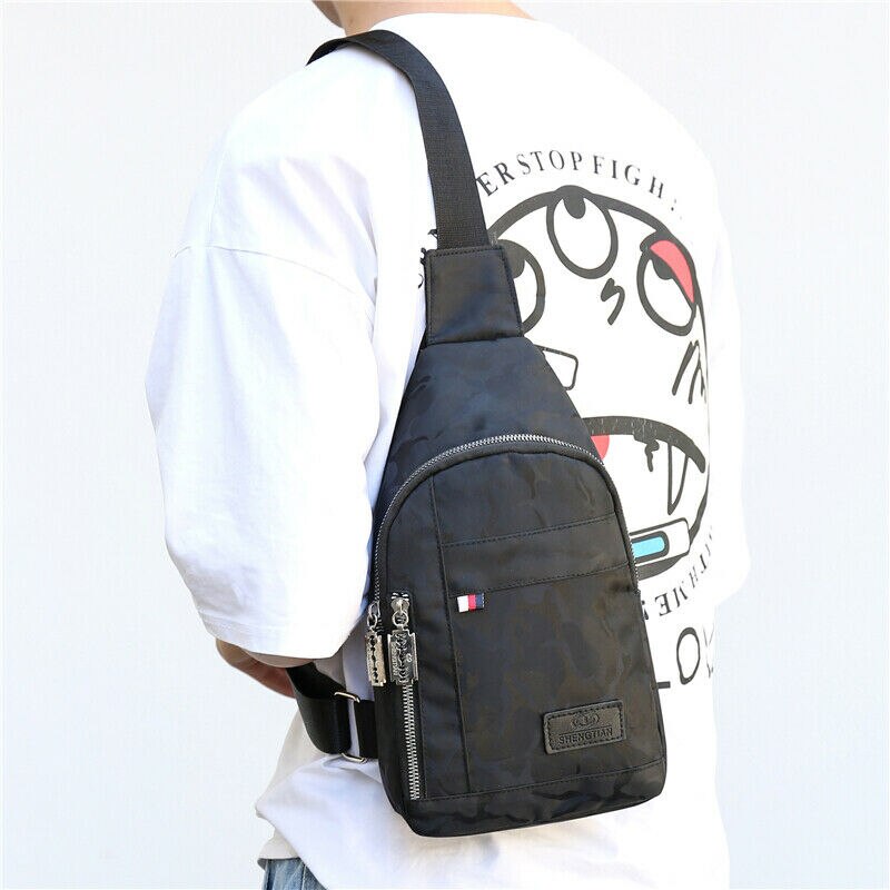 Anti-diefstal schoudertas voor heren, canvas messenger, casual schoudertas, crossbody, outdoor reistassen