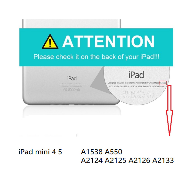 Til ipad mini 4 mini 5 cover med tastatur  a1538 a2124 abs trådløst funda til ipad mini 4 5 tastaturcover