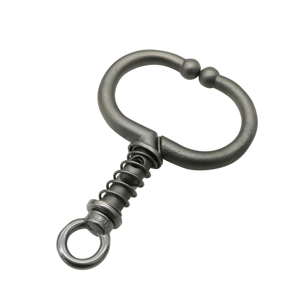 Edelstahl Durchmesser 70mm Große Vieh Nase Ring Frühling Stier Nase Klemmen Kuh Nase Traktion Ringe Ware Bindung Werkzeug 1 Pc