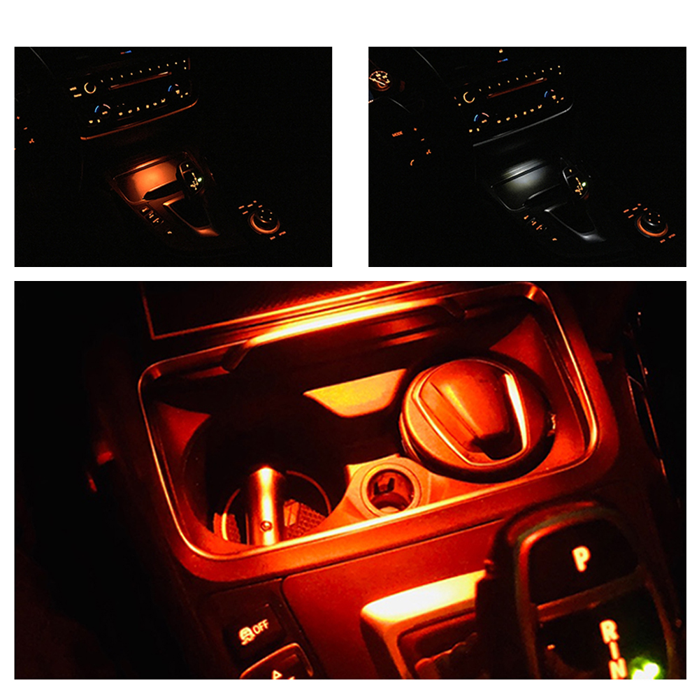 Omgivende lys til  f30 f32 bmw 3- serie indvendigt askebæger atmosfære dekorativ lampe central kontrol armlæn boks belysning pryder