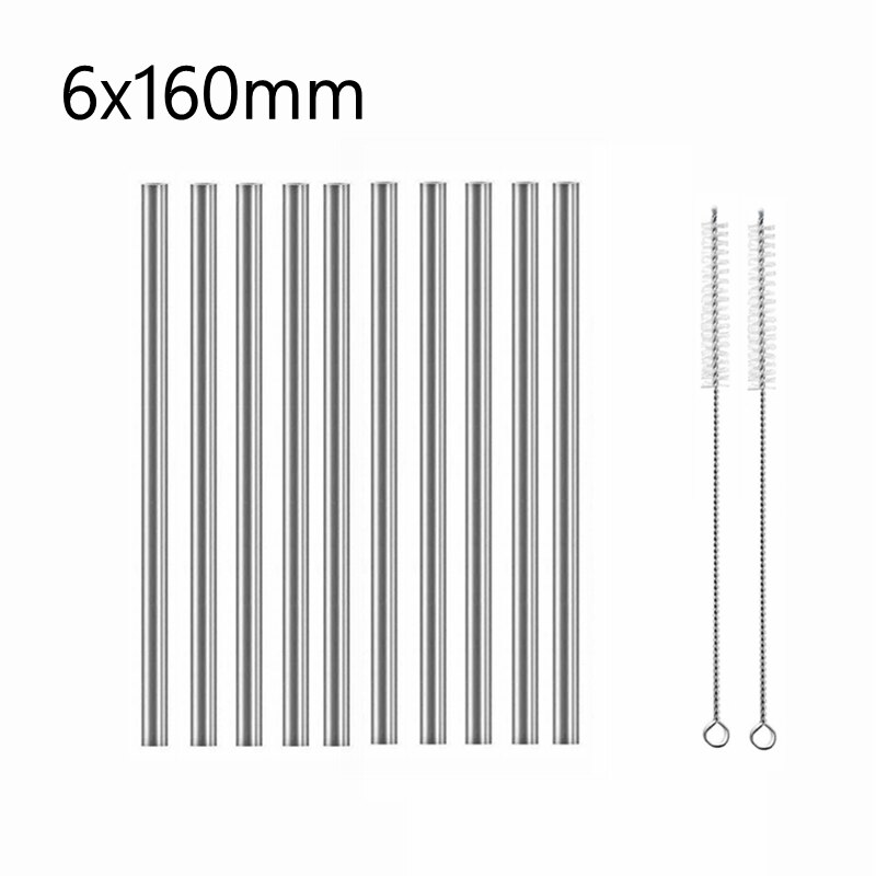 10 Pack Reusable Metal Straws 5 Inch Short Drinking Cocktails Straw 304 Stainless Steel Kids Drinking Straw for Kid Travel Bar: Red