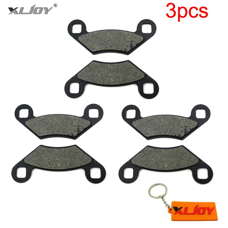 3sets Front &amp; Rear Brake Pads For Polaris Sportsman Touring 550 850 XP EPS X2