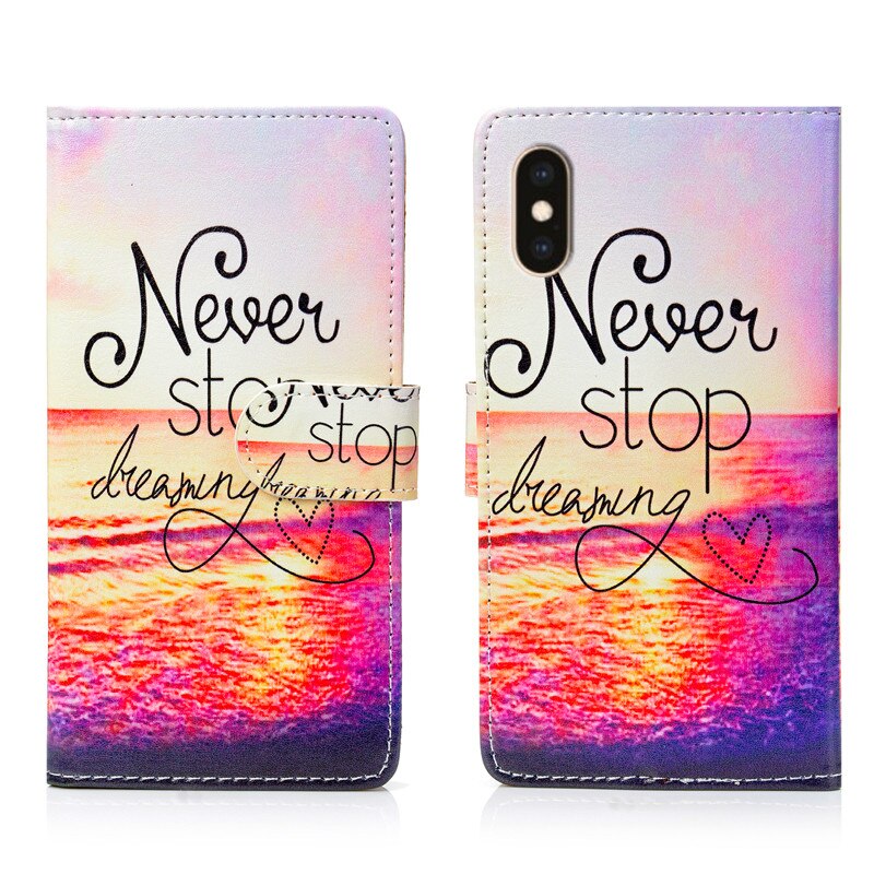 Voor Vertex Impress Klik Case Bloem Lederen Flip Case Voor Vertex Impress Klik Back Cover Coque Print Stand Book Case coque: Pattern 6