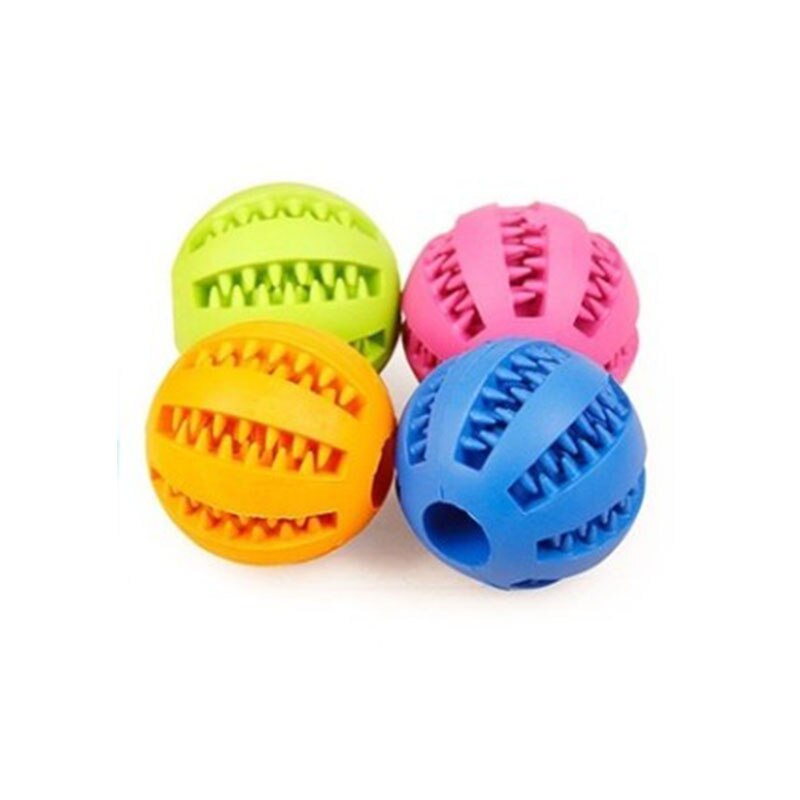 5/7 cm husdjur hundleksaker rena tand leksaker super uthållighet gummiboll leksak interaktiv elastisk boll tand lim hund molar leksak tillbehör