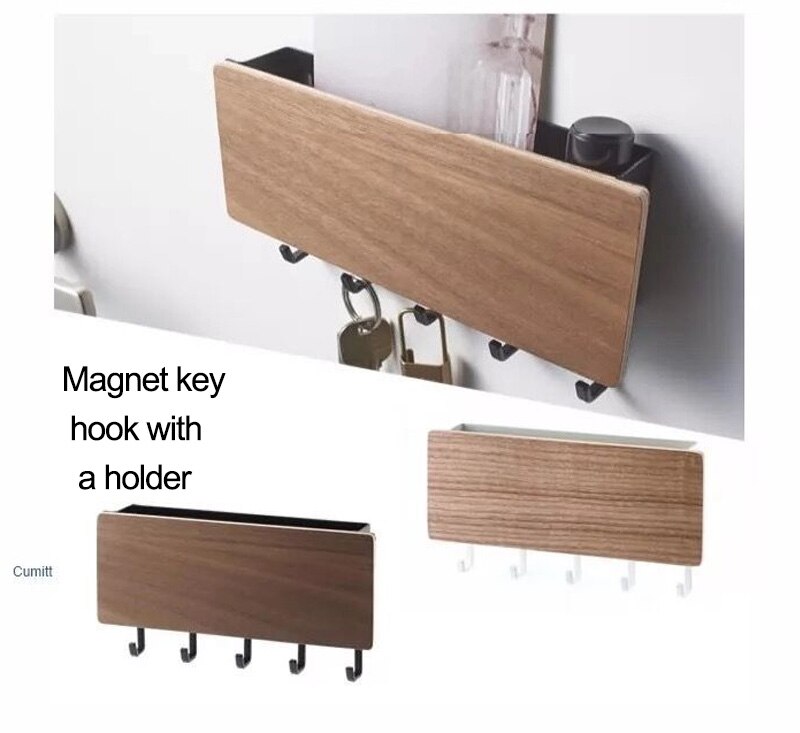 Étagère de rangement en bois pour clés, support décoratif mural Vintage pour petite porte de chambre à coucher