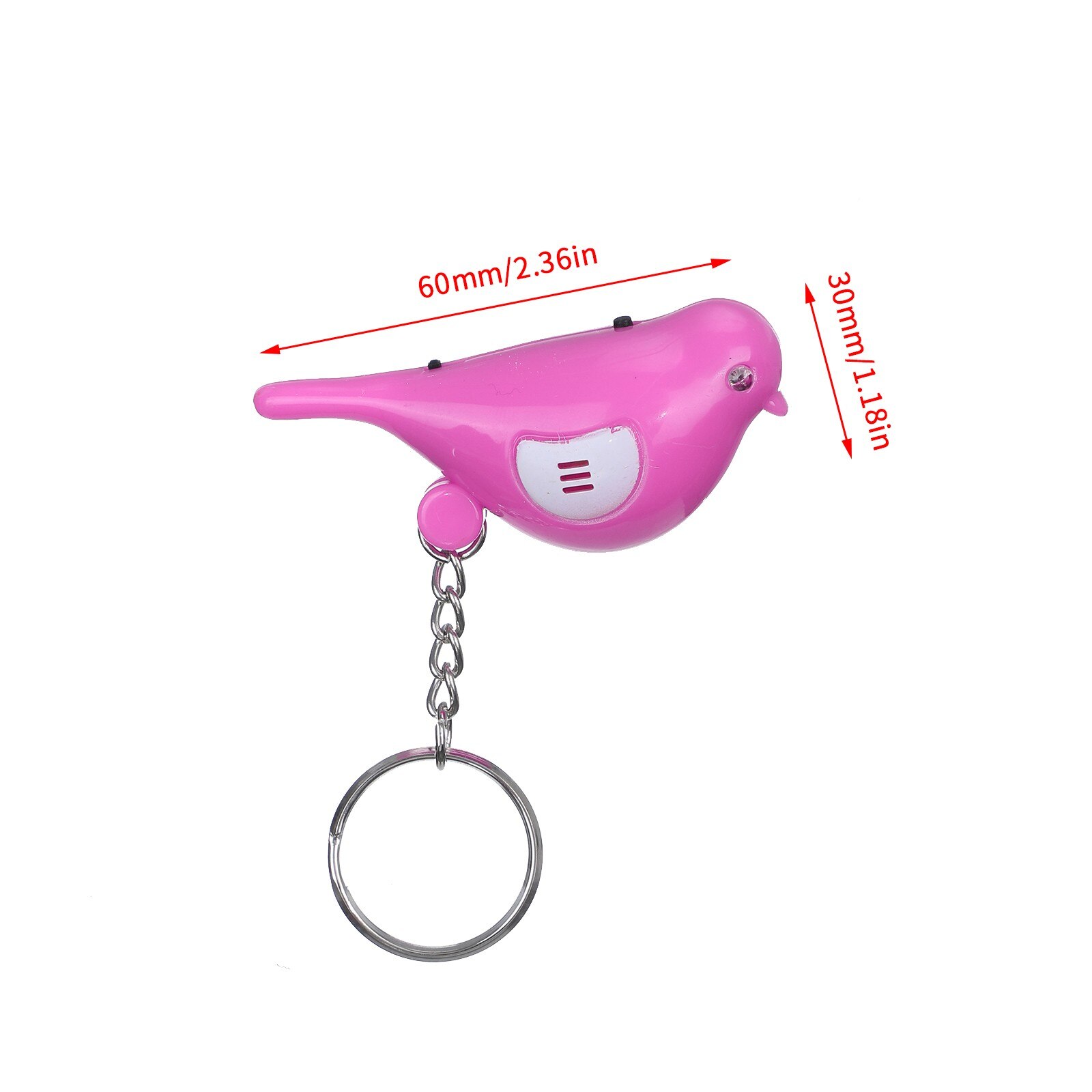 LED Whistle Sound Key Finder Flashing Beeping Control Alarm Anti-Lost Key Locator Tracker With Key Ring Smart Activity Tracking