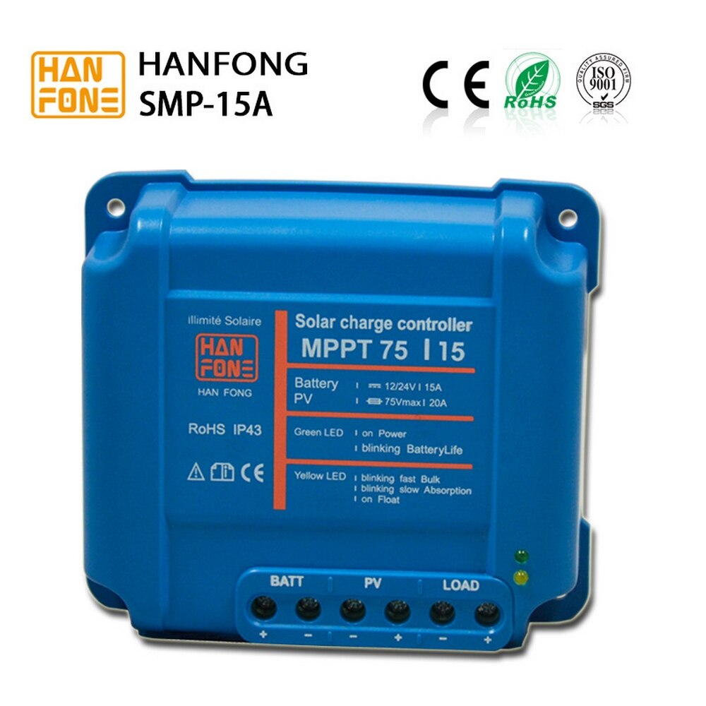 MPPT Solar Charge Controller 10A 15A 20A 12/24V Auto Work Dual USB 5V Output Solar Cell Panel Regulator Solar Charge Controller