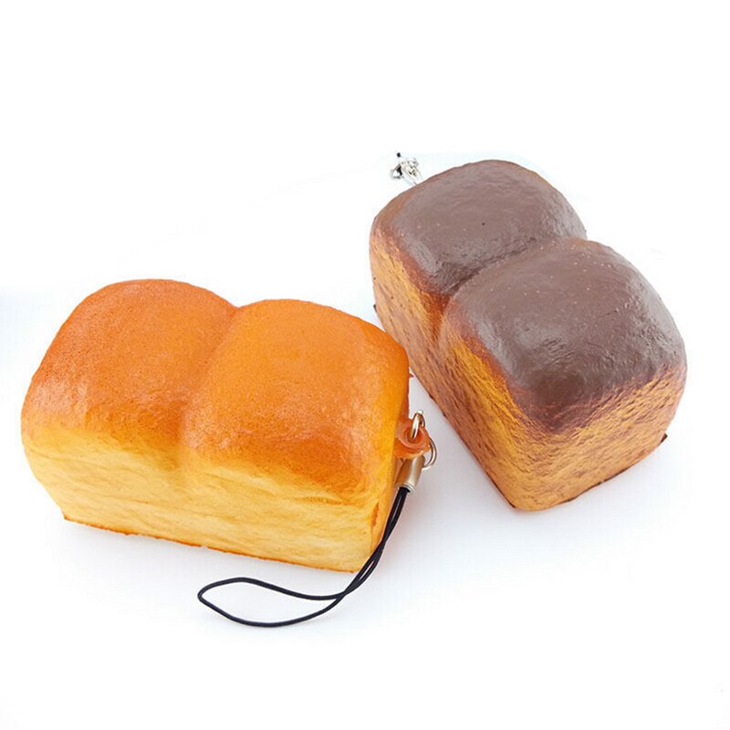 5 Cm * 3.5 Cm * 3.5 Cm Jumbo Squishy Brood Zachte Buns Scented Telefoon Strap Charms Langzaam Stijgende Sleutelhanger cadeaus Voor Meisjes Kids