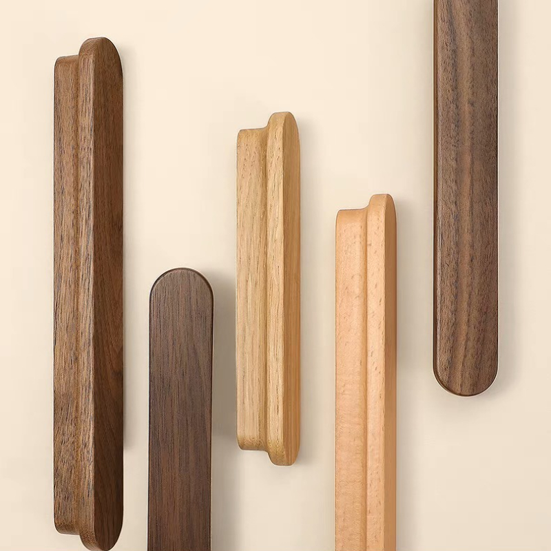 Maniglie per mobili in legno naturale nordico Armadi Maniglie da cucina Maniglie Armadi e cassetti Manopole per comò Maniglie lunghe per guardaroba
