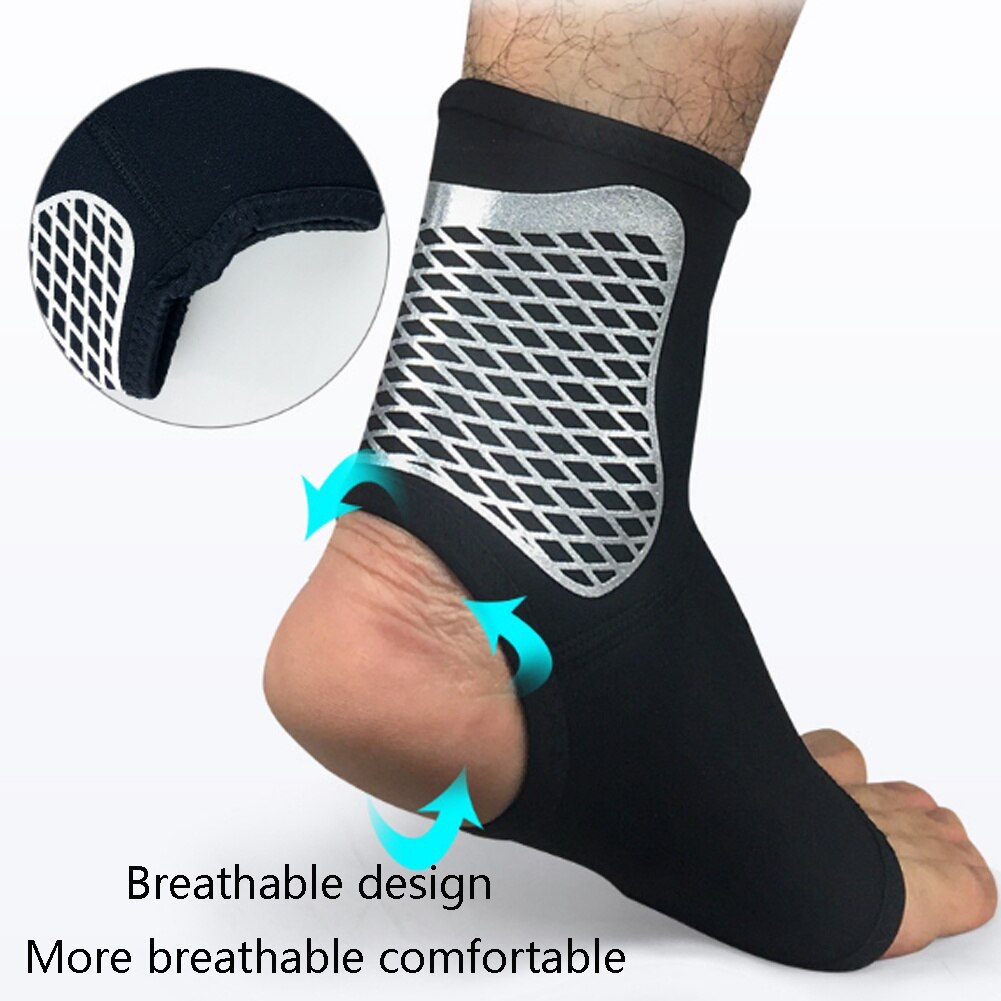 Soft Ankle Support Gym Running Protection Foot Elastic Ankle Brace Guard Sport Fitness Support for Injury Recovery D40