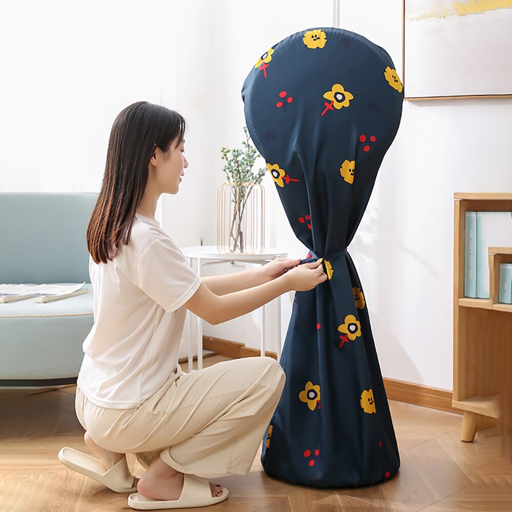 Round Eletric Fan Dust Cover Diameter 45cm/60cm Nets Fan Cover Waterproof Dustproof Stand Fan Cover Fan Guard Storage Bag