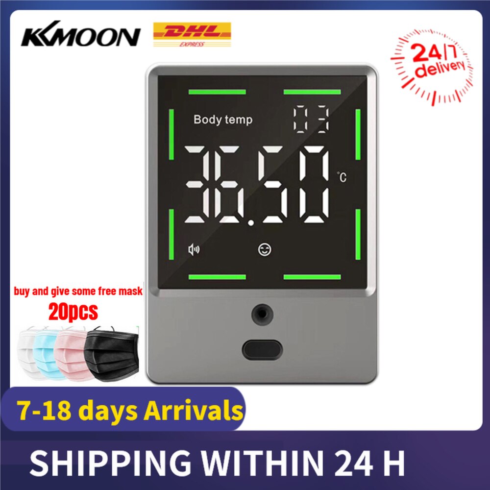 Non-contact IR Infrared Sensor Forehead Hanging Wall Mount LCD Digital Infrared Thermometer High Precision Temperature: type 5