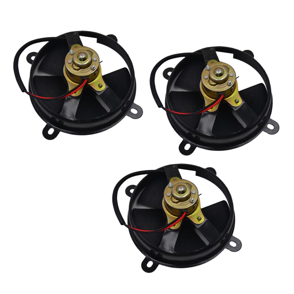 3x Radiator Cooling Fan Assembly Universal For 150cc ATV Quad Buggy Scooter