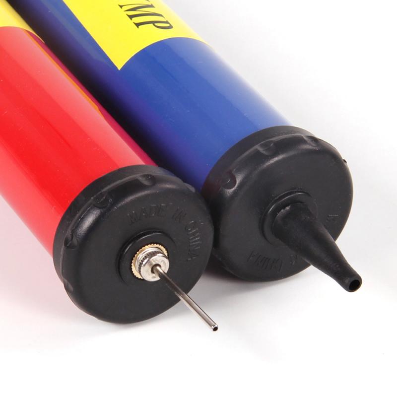 Hand Push Mini Basketball Soccer Pump Party Wedding Balloon Inflater Portable Air Pump Portable Sport Ball Accessories+Needle