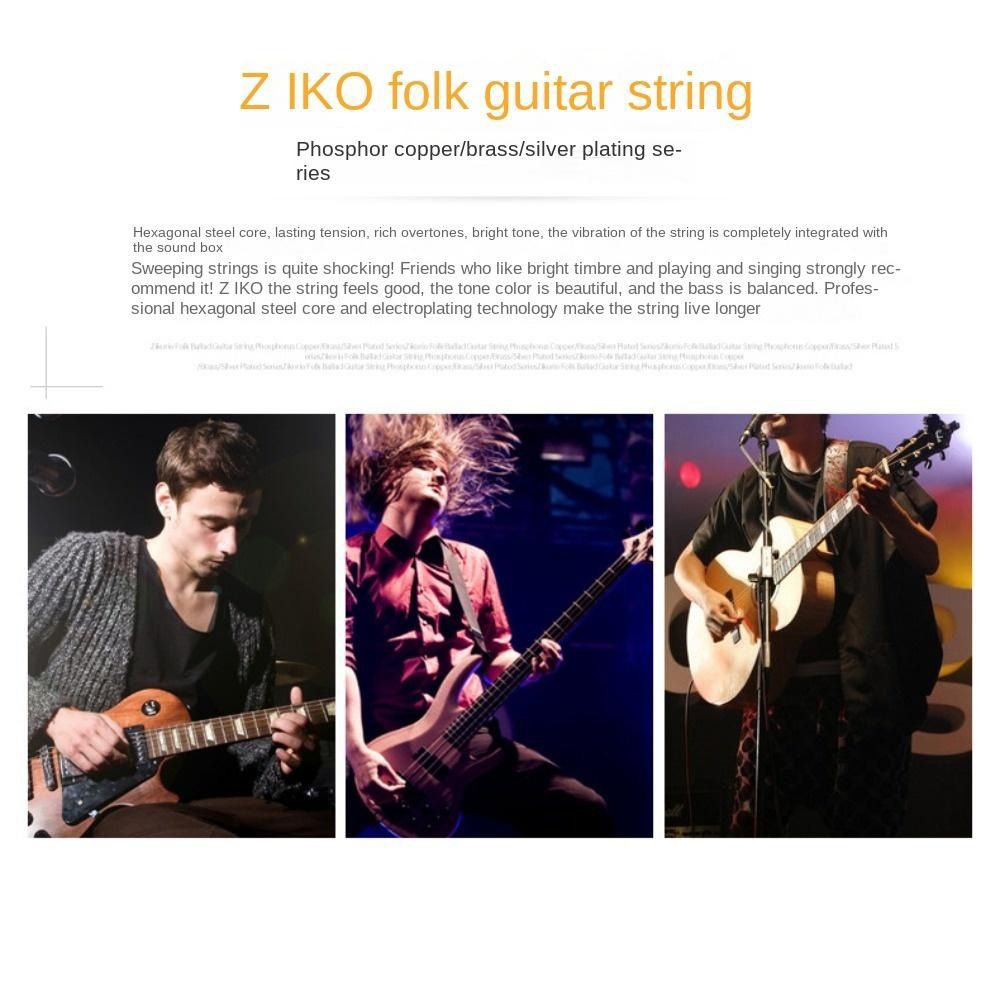 6 Saiten einstellen Akustik gitarren saiten Draht dcz dag dp dus DR Volk Gitarren saite Durcheinander kern Sechseck legierung Gitarren saite