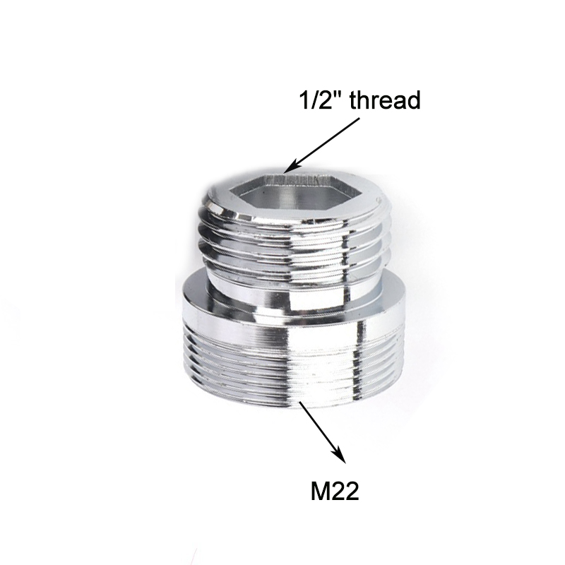 M20 M22 M24 Faucet Thread Adapter 1/2" Female Thread Shower Tap Adapter F20 F22 Kitchen Faucet Tap Connector Kitchen Accessories