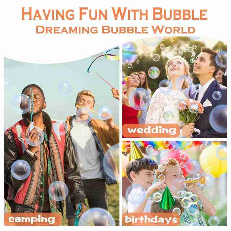 6pcs/set Children Bubble Blowing Tools Outdoor Bubble Sticks Set Fun Water Blowing Toys Outdoor Kids Soap Blowing Bubble Makers