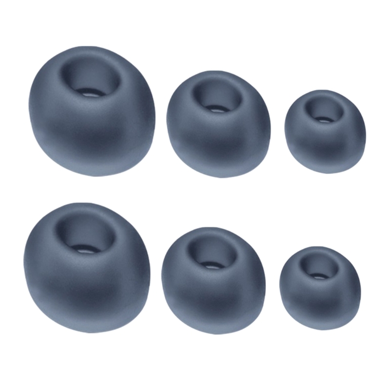 Silicone Ear Tips For JBL TUNE BUDS Wireless Earbuds Replacement Eartips Buds Enhances Sound Isolation 3 Pairs(S/M/L): dark blue