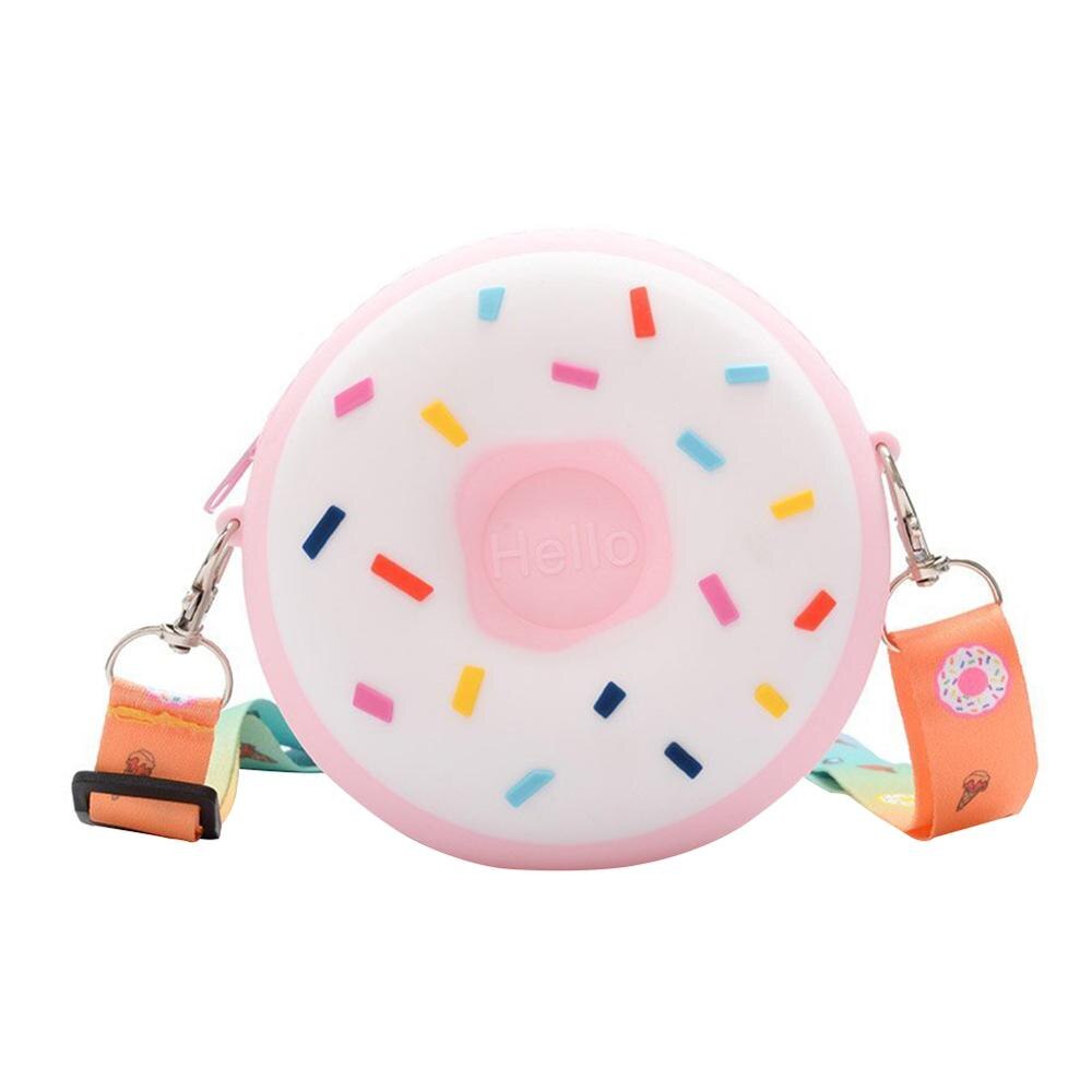 Lovely Donut Rainbow Backpack Kids Kindergarten School Book Bag Casual Bagpack Vintage Bags for Children Kids Birthday 2022: Type 2 Pink