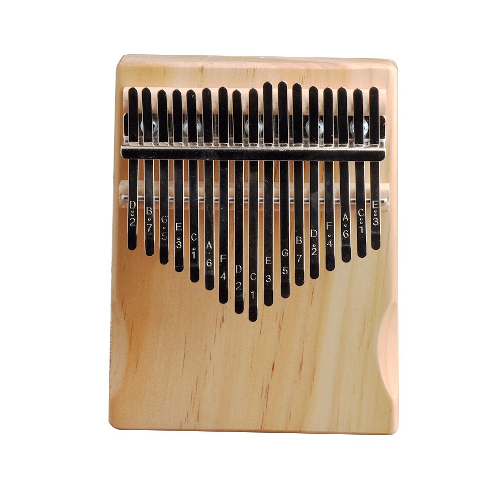 Daumen Klavier Mbira Akazie 17 Schlüssel Hirsch Kalimba mit stimmen Hammer Aufkleber Mahagoni Körper Musical Instrument