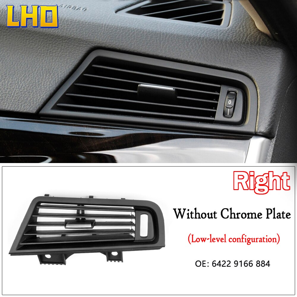Grille de ventilation pour BMW série 5 F10 F18, Grille de ventilation de climatisation centrale/gauche/droite, couvercle de panneau de sortie d&#39;air A/C: LHD-Right