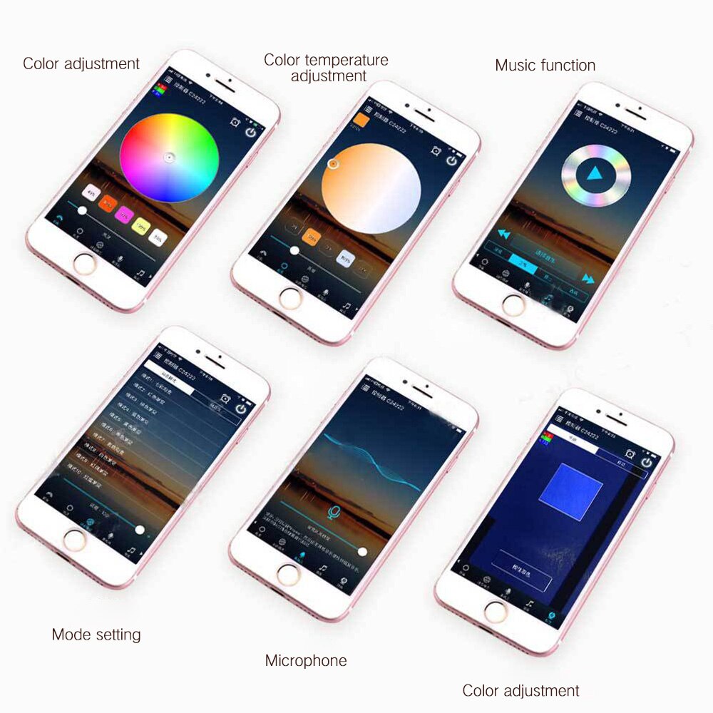 DC 5V-28V WIFI RGB RGB Controller Musik Controller Led-streifen Smart Controller Magie Hause WiFi LED controller Für RGB LED Streifen