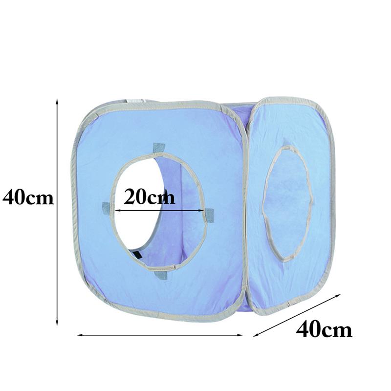 Draagbare Vouwen Kat Cube Grappige Inklapbare Pop-Up Kat Tunnel Speelgoed Kat Tent Kat Bed Eenvoudige Bediening Puppy Play huis Voor Kittens