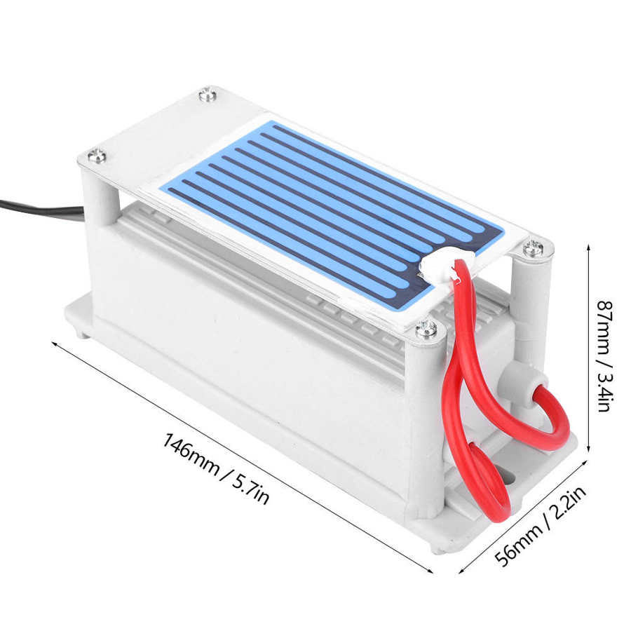 Generador de ozono para coche, máquina ozonizadora integrada de 3,5g DC12V, herramienta de purificación de aire, limpiador de aire para el hogar