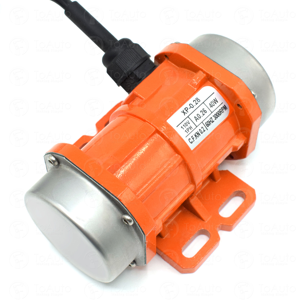 110V 40W Vibrating Motor Vibration Motor for Vibration conveying, Screening, Drying, Finishing, grinding, Crushing Equipment