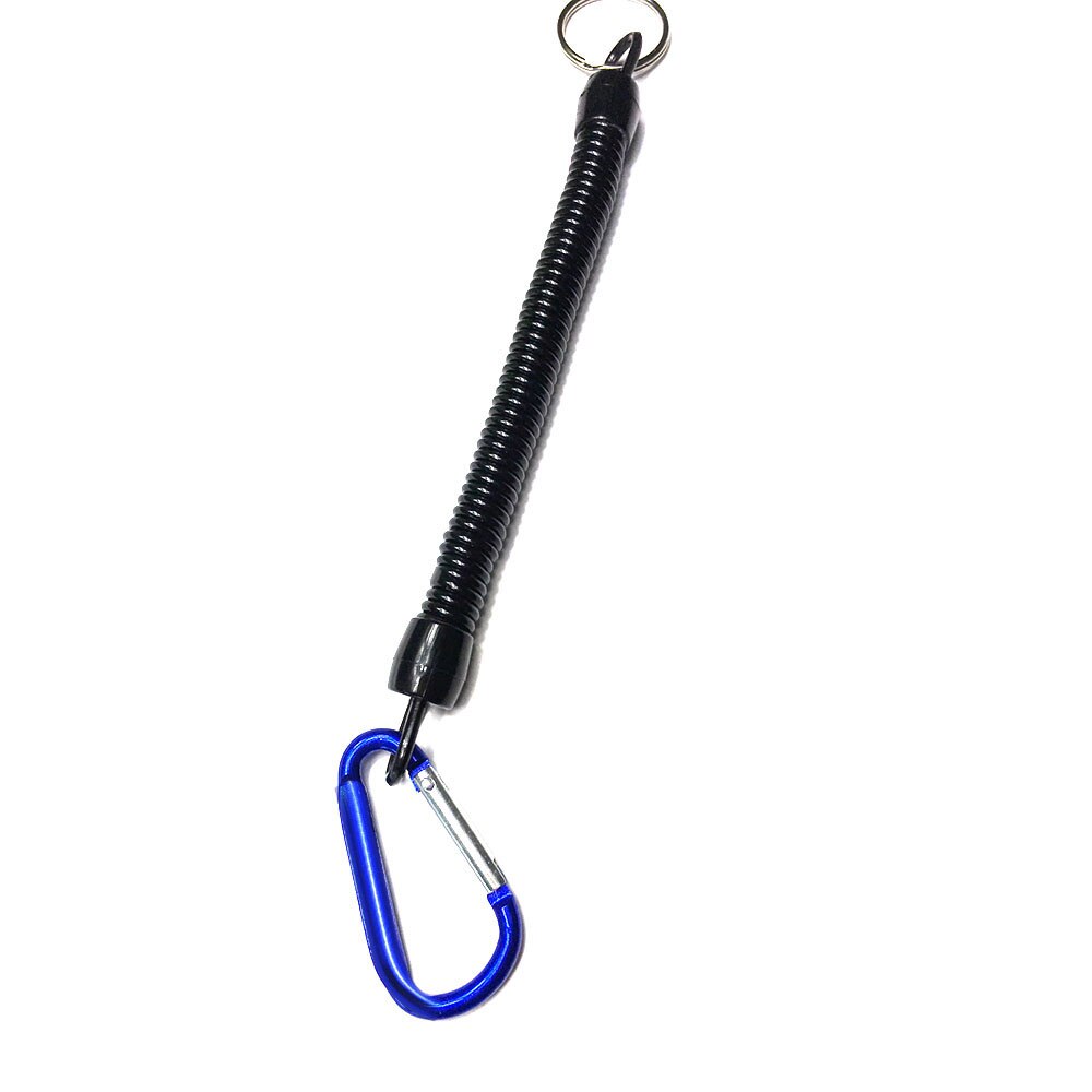 DONQL Fishing Lanyards Boating Ropes Retention String Fishing Rope Camping Carabiner Secure Lock Fishing Tackle boxes: Blue