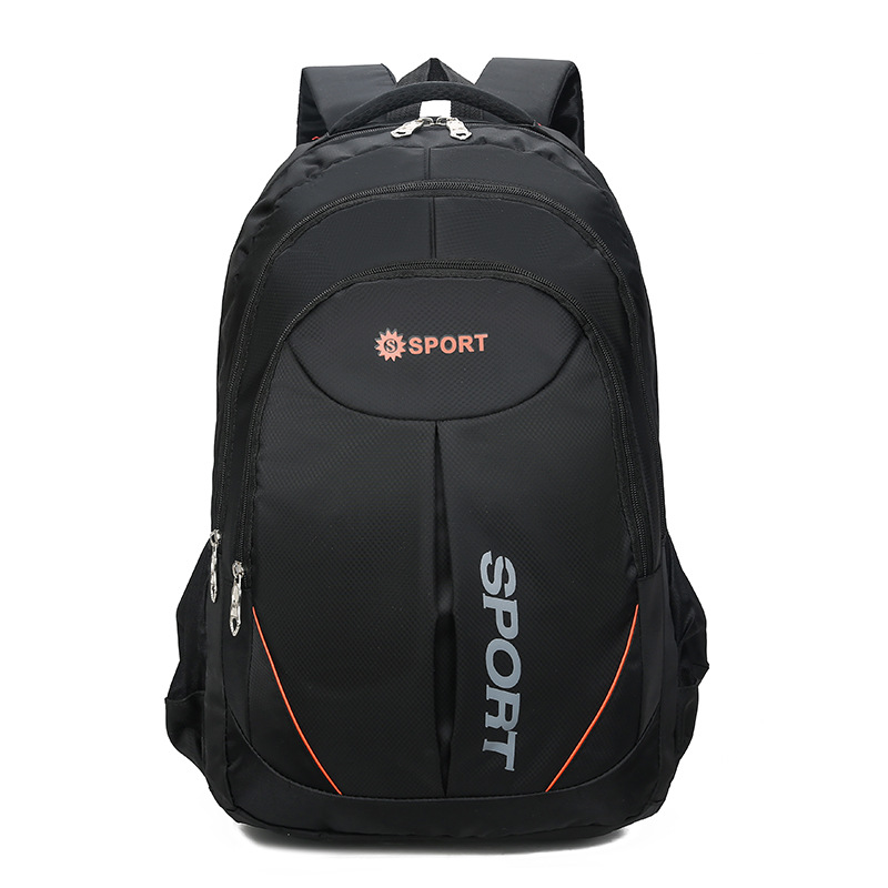 Sac à Dos Femme Noir Grande Capacité MOZHI - Pour école & Voyage, Nylon, Imperméable