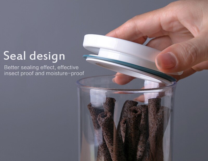 Food Storage Container Plastic Refrigerator Noodle Box Multigrain Storage Tank Transparent Sealed Cans Kitchen Accessories