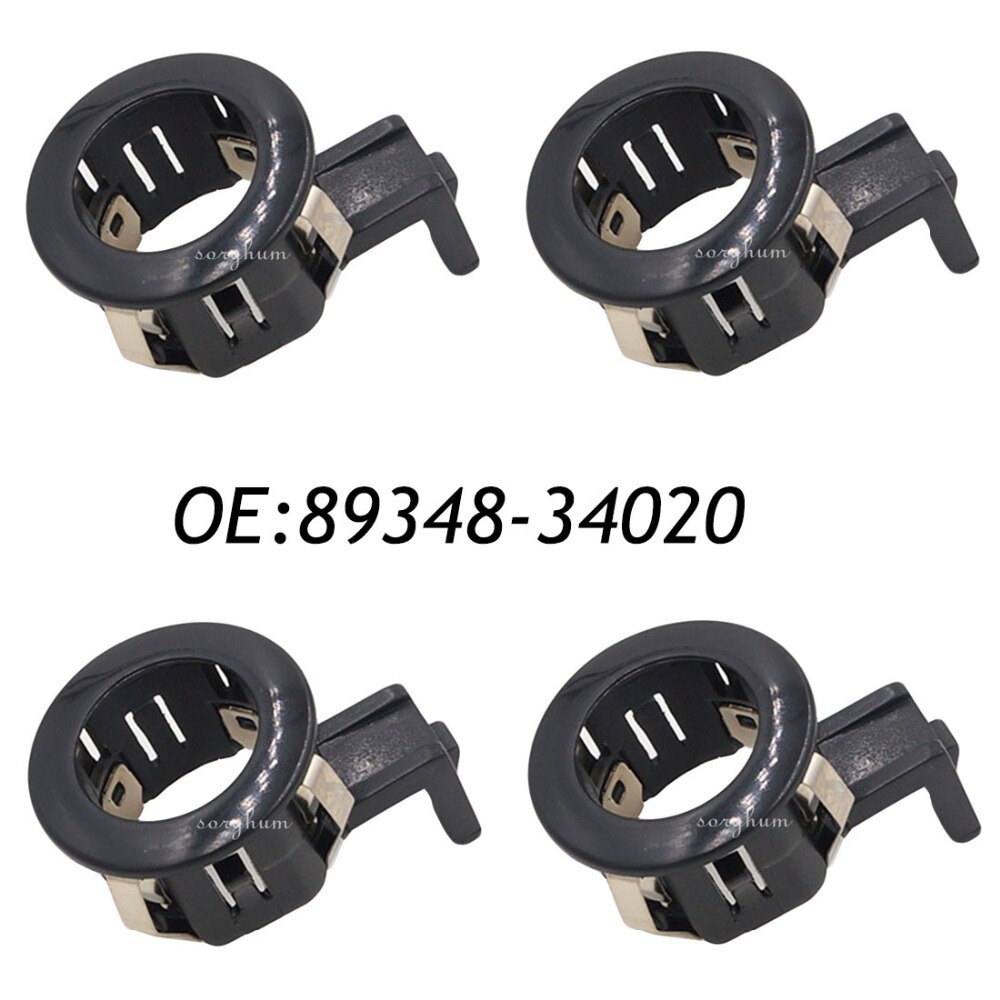 4PCS PDC Parking Sensor Retainer For 2007 Toyota Tundra 89348-34020 Black 89348-71010