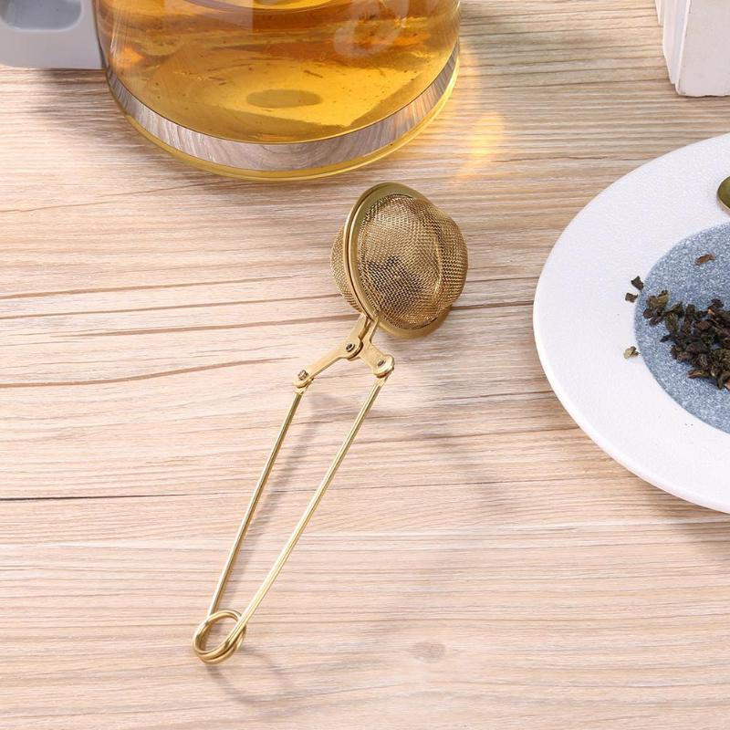 måke rustfritt stål tekanne krus te infuser sfære mesh te sil urte krydder filter diffusor teware te tilbehør