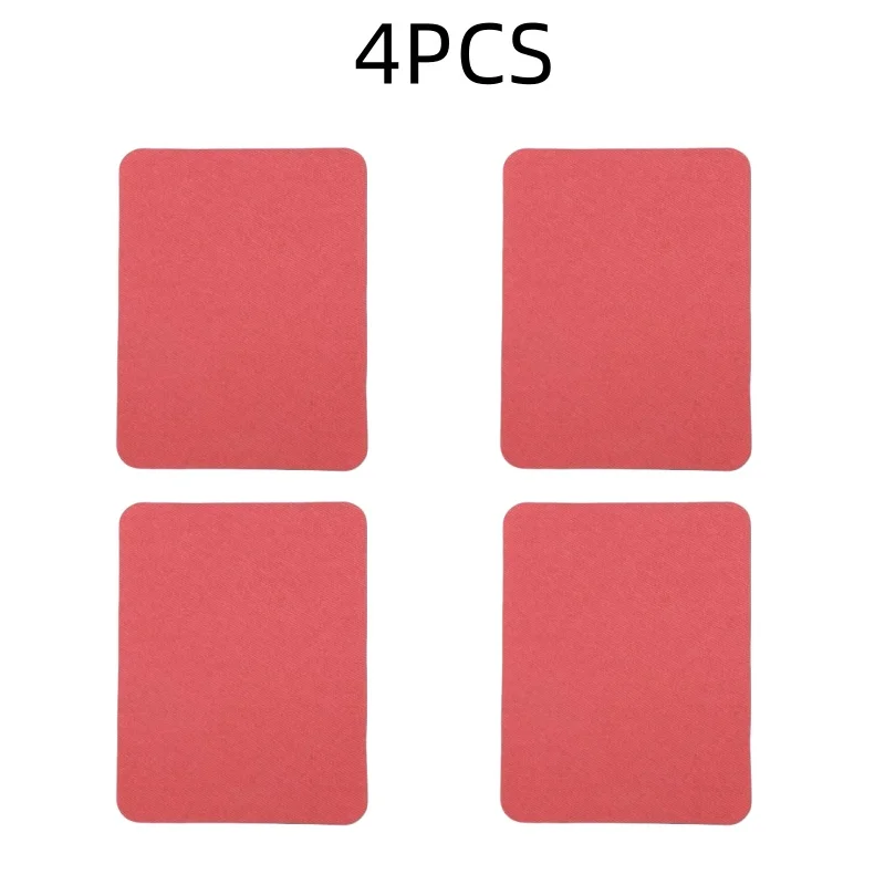 4 stuks opstrijkbare patches kledingreparatie veelkleurige stoffen patches opstrijkbare sterke lijm katoenen patch voor kleding Jean reparatie decor