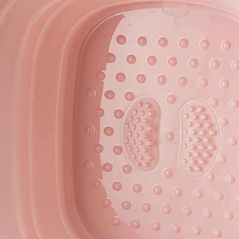 Foot Soaking Bath Basin, Portable Foldable Foot Bath Tub Bucket, Feet Soaking Tub, Spa Bubbling Massage Wheel Bath-Tub