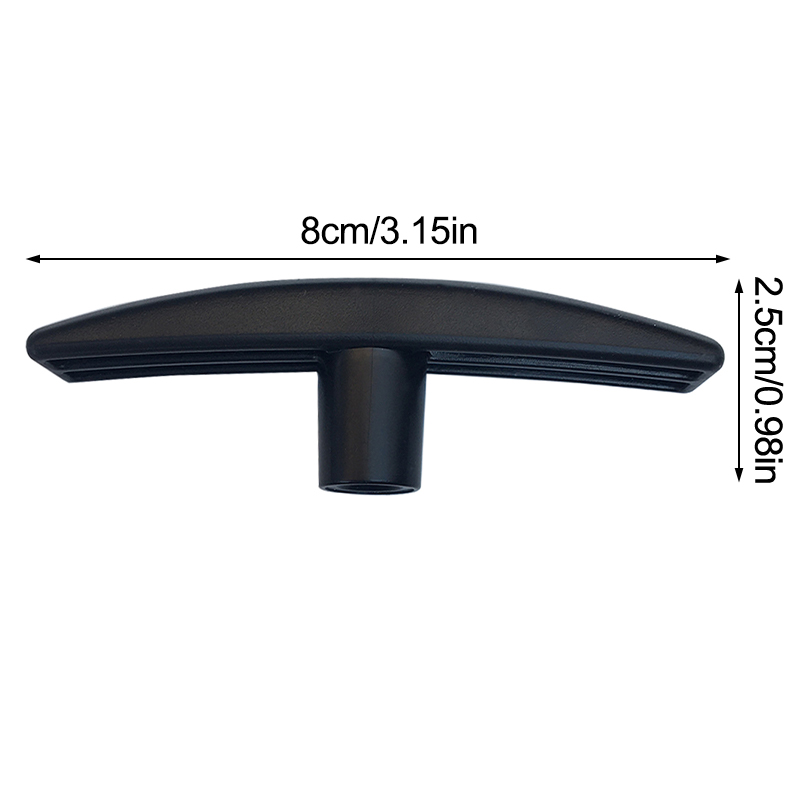 RV Camper Waste Valve Handle Sewer Drain Pull Handle For Camco 3" And 1-1/2" RV Motorhome Waste Valve Handle Camco Carry Handle: Default Title